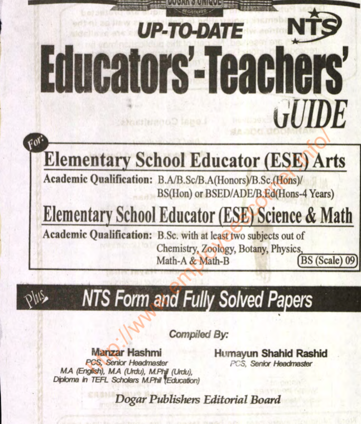 Educators NTS Test 2013.pdf